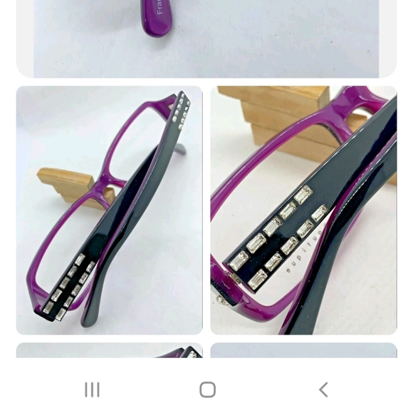 BRAND NEW VIVID BRAND WOMENS EYEGLASS FRAMES RX ABLE - Picture 2 of 2